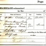 Marriage certificate