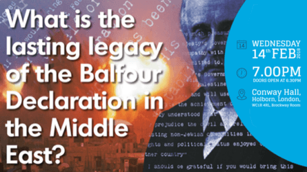 What is the lasting legacy of the Balfour Declaration in the Middle East?
