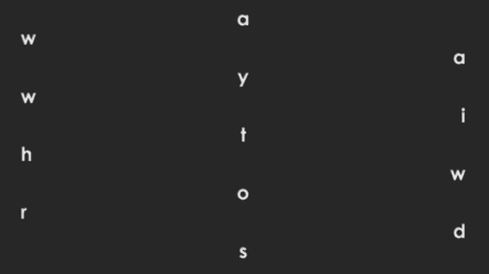 a school of thought: a way with words