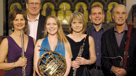 Concert of chamber music for piano and winds