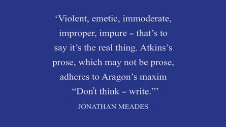 Ed Atkins – Old Food book launch, with live reading by Toby Jones