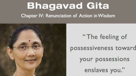 Bhagavad Gita Chapter 4 – Renunciation of Action in Wisdom
