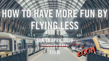 *ONLINE* Sunday Assembly: How To Have More Fun By Flying Less